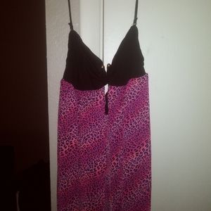 Leopard swimsuit cover